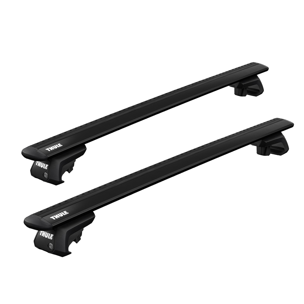 THULE Roof Rack For TOYOTA Tarago 5-Door MPV 2000-2005 With Roof Railing (WINGBAR EVO BLACK)