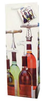 Corkscrew Collection Paper Wine Bag