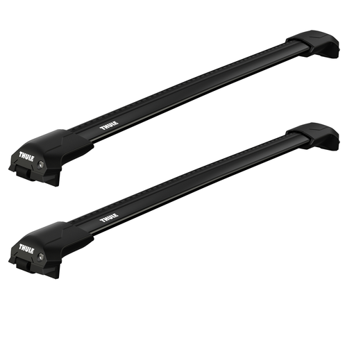 THULE Roof Rack For CITROEN C3 Aircross 5-Door SUV 2018- with Roof Railing (WINGBAR EDGE BLACK)