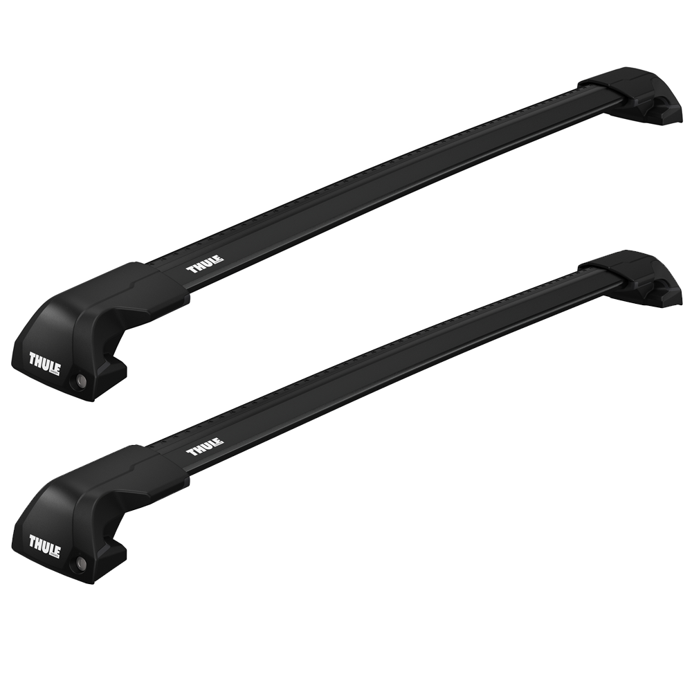 THULE Roof Rack For AUDI A6 Avant (C8) 5-Door Estate 2019- With Flush Rails (WINGBAR EDGE BLACK)