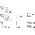THULE FreeRide 532 SquareBar Adapter Repair Kit (52862)