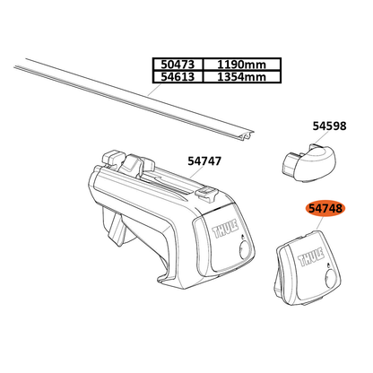 Thule SmartRack Aluminium Cover (54748)