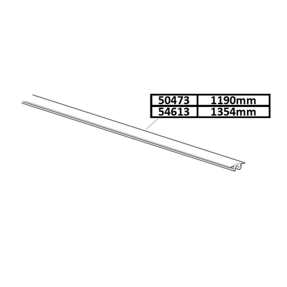 Thule SmartRack Aluminium Cover Strip T-Slot 1190mm (50473)