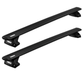 THULE Roof Rack For PORSCHE Macan 5-Door SUV 2014- With Flush Rails (WINGBAR EVO BLACK)