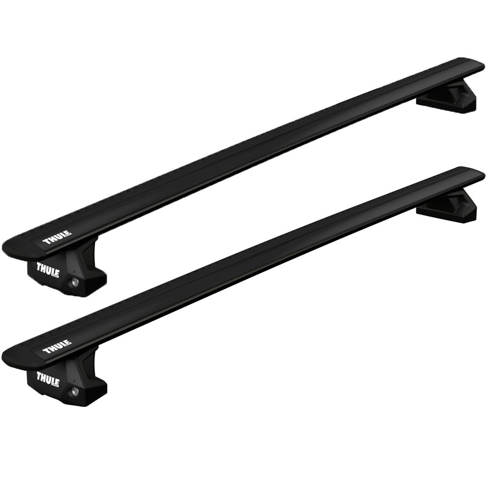 THULE Roof Rack For VOLKSWAGEN Shuttle (T6) 4-Door Bus 2015- With T-Profile (WINGBAR EVO BLACK)