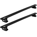 THULE Roof Rack For PEUGEOT 307 5-Door Hatchback 2001-2008 With Fixed Points (WINGBAR EVO BLACK)