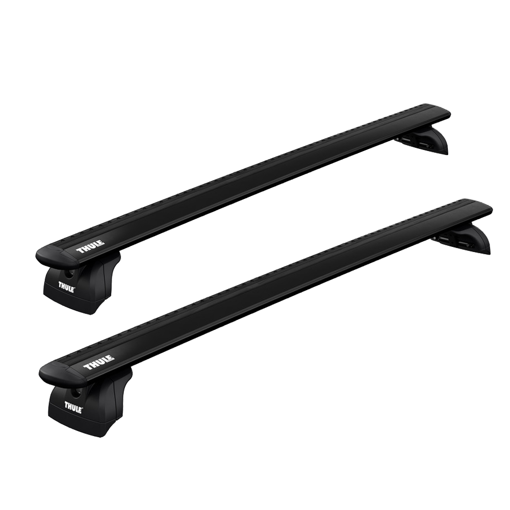 THULE Roof Rack For SUBARU XV e-Boxer 5-Door SUV 2019- With Flush Rails (WINGBAR EVO BLACK)