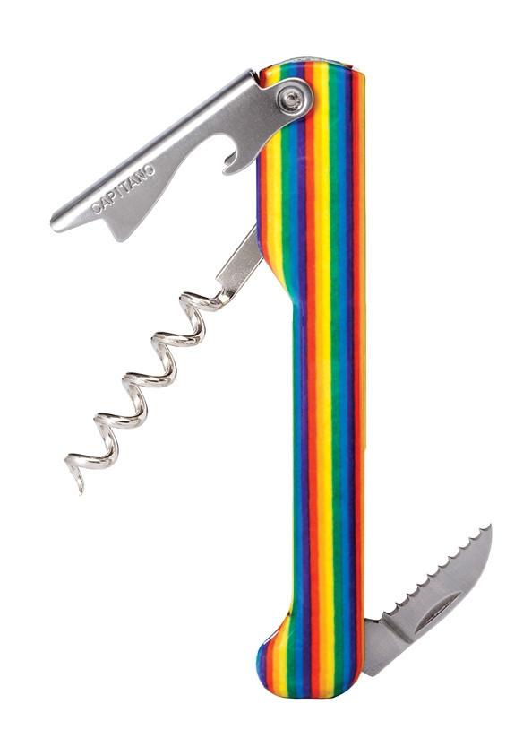 Capitano Waiter's, Designer Handle (Rainbow)  - Assembled in USA
