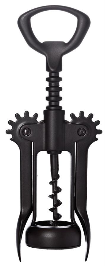 Ebony Wing Corkscrew, Auger Worm, Teflon Coated- Made in Italy