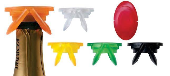 Easy-Seal Champagne Stopper (Folds Flat for Storage)