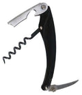Dauphine Waiter's Corkscrew, Solid Metal Body Black