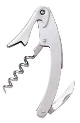 Curved Stainless Steel Corkscrew