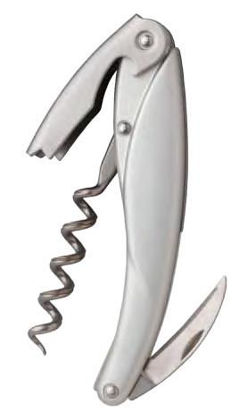 Ketos Waiter's Corkscrew, Natural Aluminum