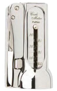 Brucart? Corkscrew, Chrome, Deluxe Pack with Leather Pouch