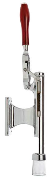 Bar-Pull Cork Remover, Wall Mount, Chrome Plated