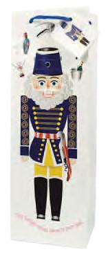 Holiday Visions  Paper Holiday Wine Bag