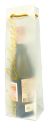 Celebration  Translucent Plastic Wine Bag
