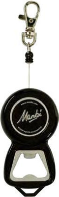 Reel-It-In Bottle Opener, Black ABS Plastic