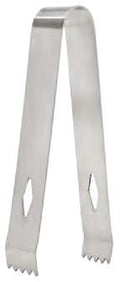 Condiment Tongs, Brushed Stainless Steel
