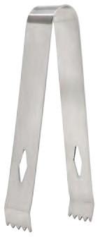 Condiment Tongs, Brushed Stainless Steel