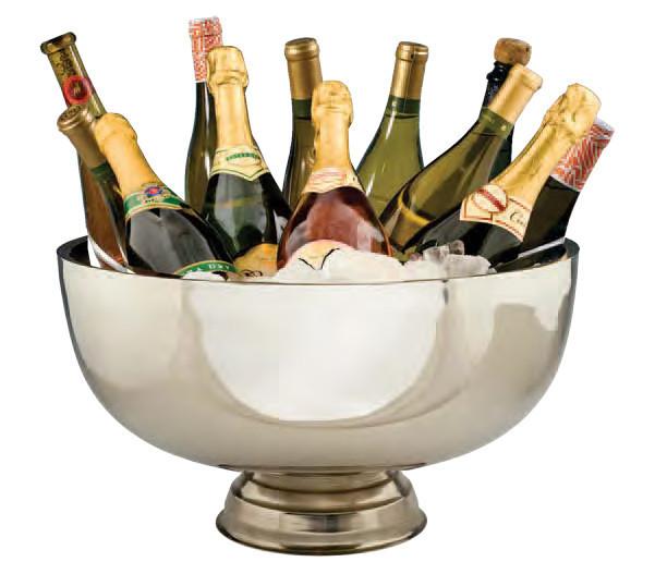 Double-Wall Stainless Steel Bottle Chiller, Banquet Size