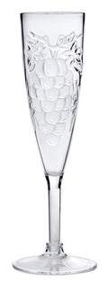 Grape Champagne Flute, Acrylic, 6 oz.