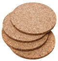 Cork Coaster, Round, 4" diameter (50 minimum)