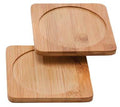 Bamboo Wine Bottle or Glass Coaster, 4-1/2"