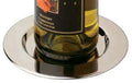 Pratique Wine Bottle Coasters, Stainless Steel, Set of 4