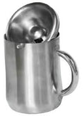 Personal Spittoon, Brushed Stainless Steel