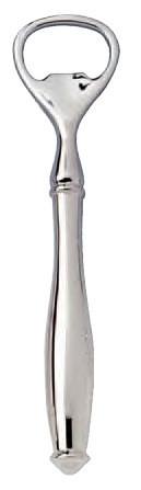 Bottle Cap Opener, Silver Plated